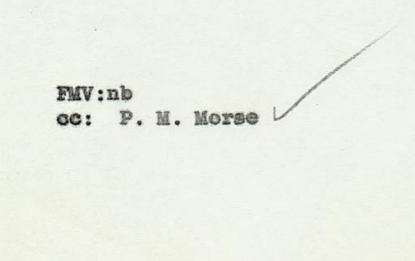 A letter subscript (FMV:nb) above the cc line detailing those involved in its writing